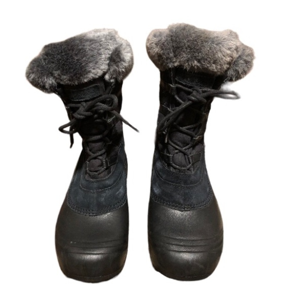 Columbia Black Faux Fur Woman’s Winter Boot